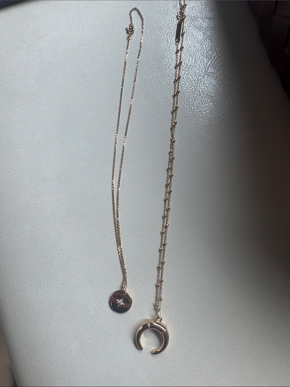 Ana Luisa Gold Crescent & Star Pendant Necklace Set